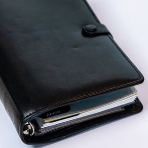 Filofax Rare Vintage Leather Personal Size Plan